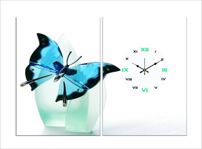 57% OFF on Design O Vista Analog 50 cm X 70 cm Wall Clock(Multicolor, Without Glass)