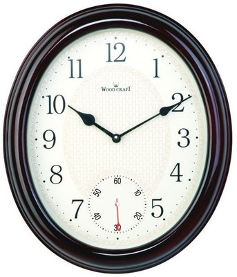 Wood Craft Analog Wall Clock(Rose Wood, With Glass) available at flipkart for Rs.1980