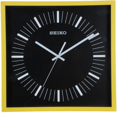 1% OFF on Seiko Analog Wall Clock(Yellow, With Glass) 1% OFF on Seiko Analog Wall Clock(Yellow, With Glass)