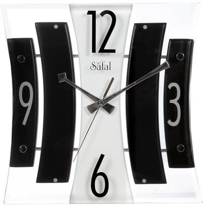 5% OFF on safal Analog 5 cm X 30 cm Wall Clock(White, Black, With Glass) 5% OFF on safal Analog 5 cm X 30 cm Wall Clock(White, Black, With Glass)