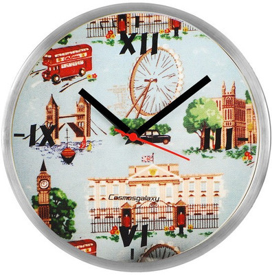 55% OFF on Cosmosgalaxy Analog 25.5 cm X 25.5 cm Wall Clock(Silver, Without Glass) 55% OFF on Cosmosgalaxy Analog 25.5 cm X 25.5 cm Wall Clock(Silver, Without Glass)