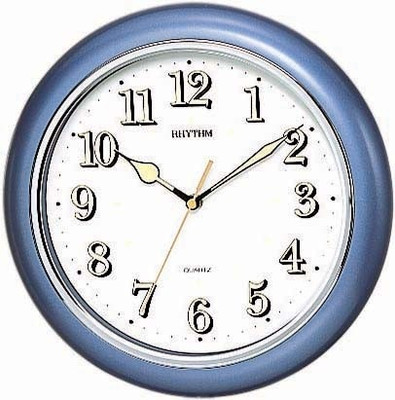 Rhythm Analog Wall Clock(Black, Without Glass) Rhythm Analog Wall Clock(Black, Without Glass)