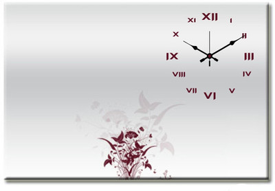 45% OFF on Design O Vista Analog 40 cm X 30 cm Wall Clock(Black, Without Glass)