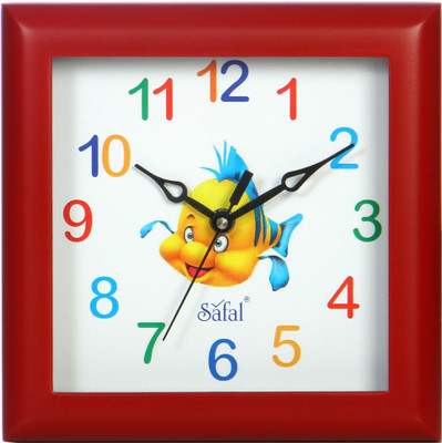 safal Analog 5 cm X 20 cm Wall Clock(Black, With Glass) safal Analog 5 cm X 20 cm Wall Clock(Black, With Glass)