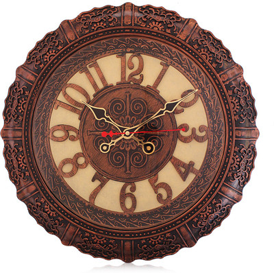 View Fieesta 7157 Copper Color Designer Analog 43 cm Dia Wall Clock(Copper, With Glass) Wrist Watches Price Online(Fieesta 7157 Copper Color Designer)