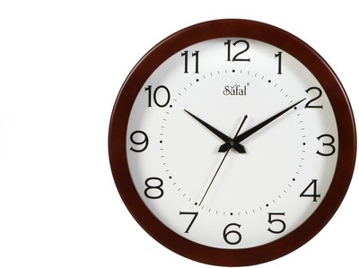 safal Analog 5 cm X 34 cm Wall Clock(Brown, With Glass) safal Analog 5 cm X 34 cm Wall Clock(Brown, With Glass)