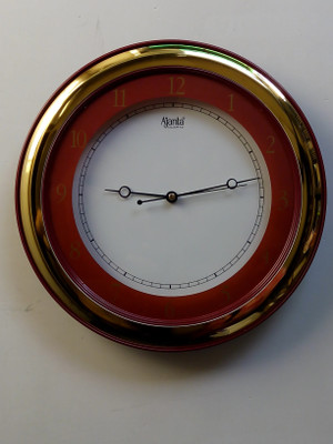 AJANTA Analog 28 cm X 4 cm Wall Clock(Black, With Glass)