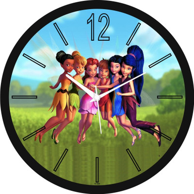 42% OFF on Regent Analog Wall Clock(Black, With Glass)