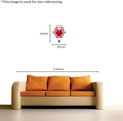 Blacksmith Analog 45.36 cm X 38.1 cm Wall Clock(Red, Without Glass) Blacksmith Analog 45.36 cm X 38.1 cm Wall Clock(Red, Without Glass)