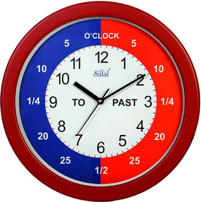 3% OFF on safal Analog 5 cm X 34 cm Wall Clock(Red, With Glass) 3% OFF on safal Analog 5 cm X 34 cm Wall Clock(Red, With Glass)