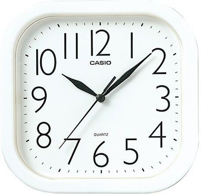 CASIO Analog 23.8 cm X 24.4 cm Wall Clock(White, With Glass) CASIO Analog 23.8 cm X 24.4 cm Wall Clock(White, With Glass)