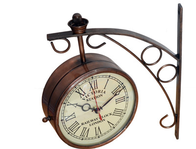 26% OFF on Myesquire Analog 16 cm Dia Wall Clock(Copper, With Glass) 26% OFF on Myesquire Analog 16 cm Dia Wall Clock(Copper, With Glass)