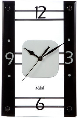 4% OFF on safal Analog 5 cm X 18 cm Wall Clock(White, Black, With Glass)