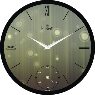 45% OFF on Regent Analog 31 cm X 4 cm Wall Clock(Black, With Glass) 45% OFF on Regent Analog 31 cm X 4 cm Wall Clock(Black, With Glass)