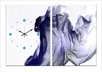 62% OFF on Design O Vista Analog 35 cm X 50 cm Wall Clock(Black, Without Glass)