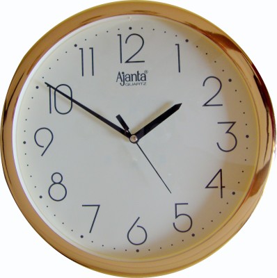 Ajanta Analog Wall Clock(Gold, With Glass)   Watches  (Ajanta)