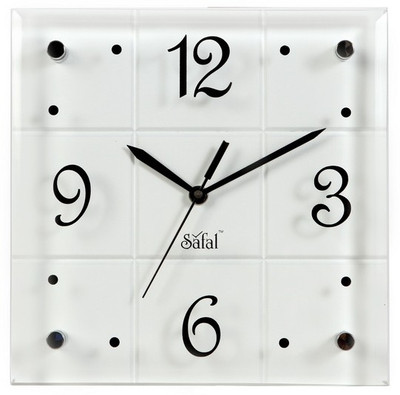 8% OFF on safal Analog 5 cm X 23 cm Wall Clock(White, With Glass) 8% OFF on safal Analog 5 cm X 23 cm Wall Clock(White, With Glass)