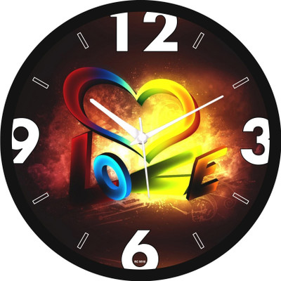 42% OFF on Regent Analog Wall Clock(Black, With Glass)