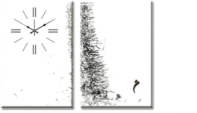 57% OFF on Design O Vista Analog 50 cm X 70 cm Wall Clock(Multicolor, Without Glass)