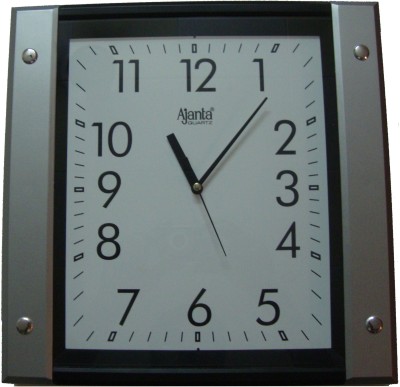 Ajanta Analog Wall Clock(Black, With Glass)   Watches  (Ajanta)