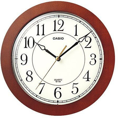 CASIO Analog 26 cm X 26 cm Wall Clock(Maroon, With Glass) CASIO Analog 26 cm X 26 cm Wall Clock(Maroon, With Glass)
