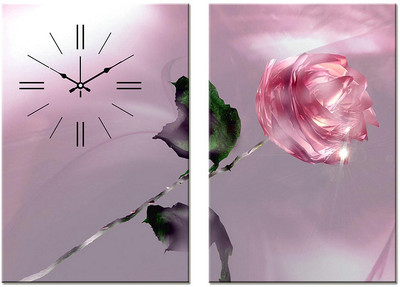 57% OFF on Design O Vista Analog 50 cm X 70 cm Wall Clock(Black, Without Glass)