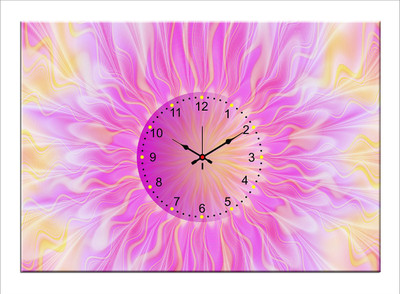 48% OFF on Design O Vista Analog 35 cm X 25 cm Wall Clock(Black, Without Glass)