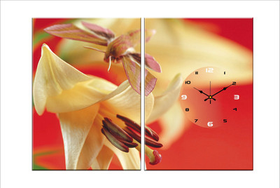 57% OFF on Design O Vista Analog 50 cm X 70 cm Wall Clock(Black, Without Glass)