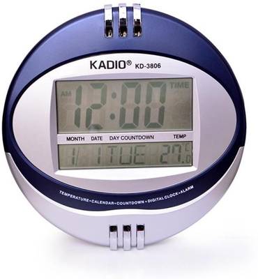 Kmart Digital 12 cm X 12 cm Wall Clock