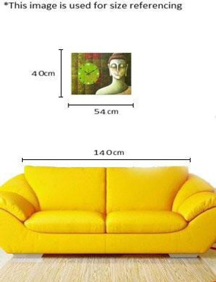 45% OFF on Design O Vista Analog 40 cm X 30 cm Wall Clock(Multicolor, Without Glass)