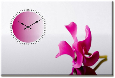 68% OFF on Design O Vista Analog 50 cm X 35 cm Wall Clock(Black, Without Glass)