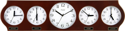 21% OFF on safal Analog 5 cm X 86 cm Wall Clock(Brown, With Glass) 21% OFF on safal Analog 5 cm X 86 cm Wall Clock(Brown, With Glass)