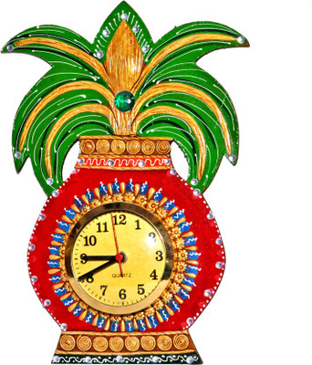37% OFF on Matsyaa Analog 34 cm X 20 cm Wall Clock(Green, Brown, With Glass) 37% OFF on Matsyaa Analog 34 cm X 20 cm Wall Clock(Green, Brown, With Glass)