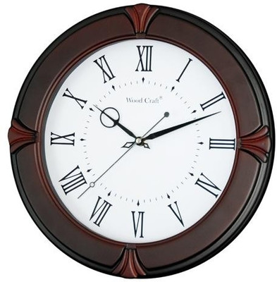 Wood Craft Analog Wall Clock(Metallic, With Glass) available at flipkart for Rs.1850