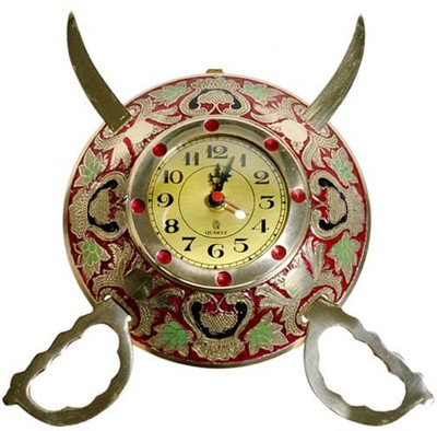 40% OFF on Rastogi Handicrafts Analog 15 cm Wall Clock(Brown, With Glass) 40% OFF on Rastogi Handicrafts Analog 15 cm Wall Clock(Brown, With Glass)