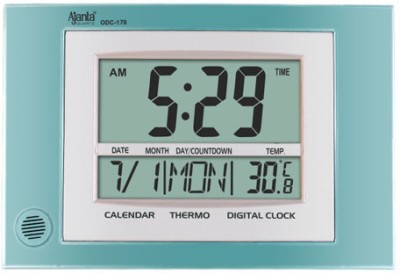 Ajanta Digital Wall Clock(Blue, With Glass)   Watches  (Ajanta)