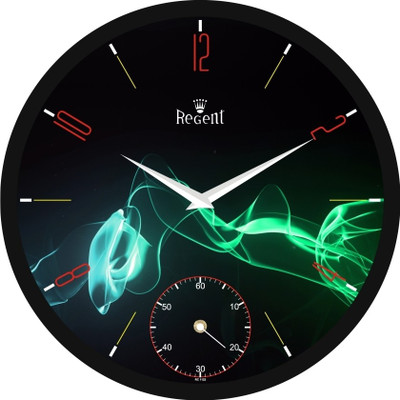 45% OFF on Regent Analog 28 cm X 28 cm Wall Clock(Black, With Glass) 45% OFF on Regent Analog 28 cm X 28 cm Wall Clock(Black, With Glass)