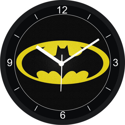 42% OFF on Regent Analog 28 cm X 28 cm Wall Clock(Black, With Glass)