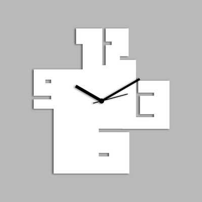 78% OFF on Creative Width Decor Analog Wall Clock(White, Without Glass)