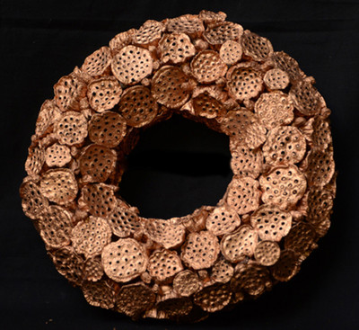 

Exotic Creations Woodhaven - Dried flower wreath(Metallic)