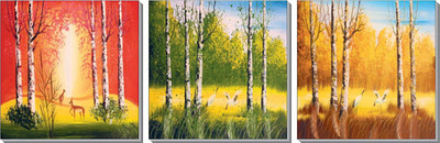 37% OFF on Design Home Wall Art Panel (3 Pieces)(15 inch X inch 15, Multicolor)