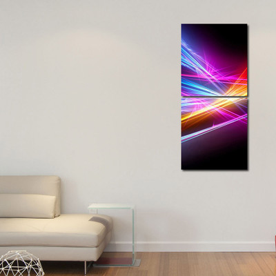 55% OFF on 999 Store Multiple Frames Printed Spectrums Wall Art Painting -2 Frames (76x25 cm)(Multicolor)