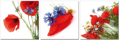 50% OFF on Go Hooked Orange And Yellow Mdf 3 Panel Wallpaper(Multicolor)