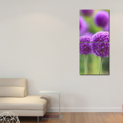 55% OFF on 999 Store Multiple Frames Printed Flower Wall Art Painting -2 Frames (76x25 cm)(Multicolor)