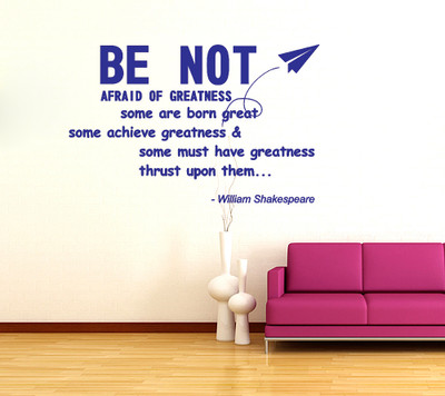 20% OFF on Highbeam Studio Shakespeare Quote - Small(Blue)