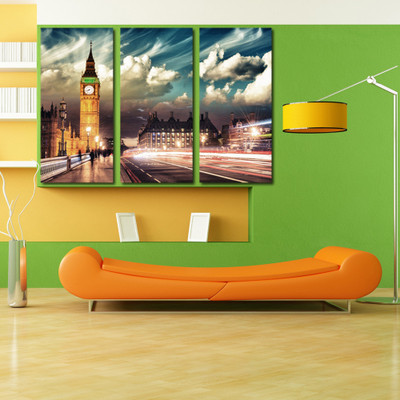 10% OFF on 999 Store Multiple Frames Printed Clock Tower like Modern Wall Art Painting(Multicolor) 10% OFF on 999 Store Multiple Frames Printed Clock Tower like Modern Wall Art Painting(Multicolor)