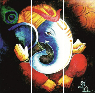 50% OFF on Go Hooked Red And Yellow Mdf 3 Panel Wallpaper(Multicolor) 50% OFF on Go Hooked Red And Yellow Mdf 3 Panel Wallpaper(Multicolor)