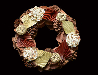 

Exotic Creations Apple Pie - Dried flower wreath(cm 40, Multicolor)