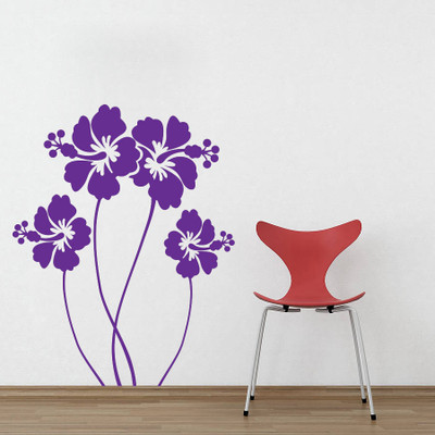 20% OFF on Highbeam Studio Mesmerizing Hibiscus - Medium(Blue)