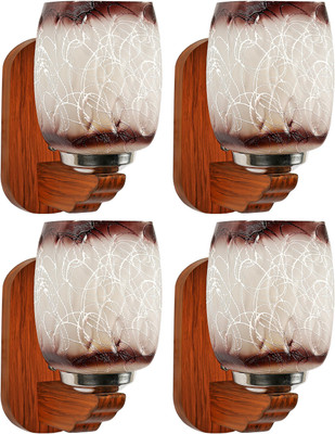 Gojeeva Uplight Wall Lamp Without Bulb(Pack of 4)